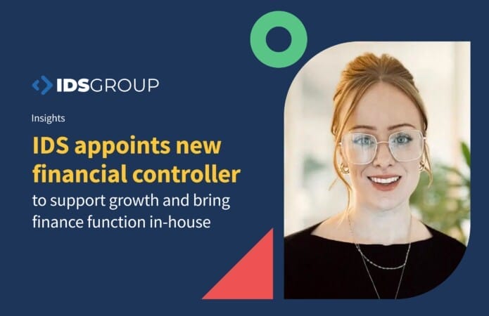 IDS appoints new financial controller to support growth and bring finance function in-house