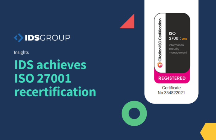 IDS achieves ISO 27001 recertification